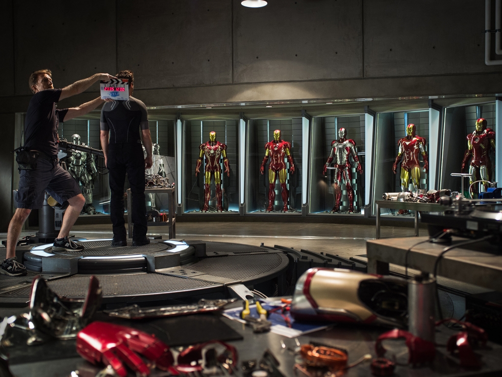 Iron Man 3 Scene for 1024 x 768 resolution