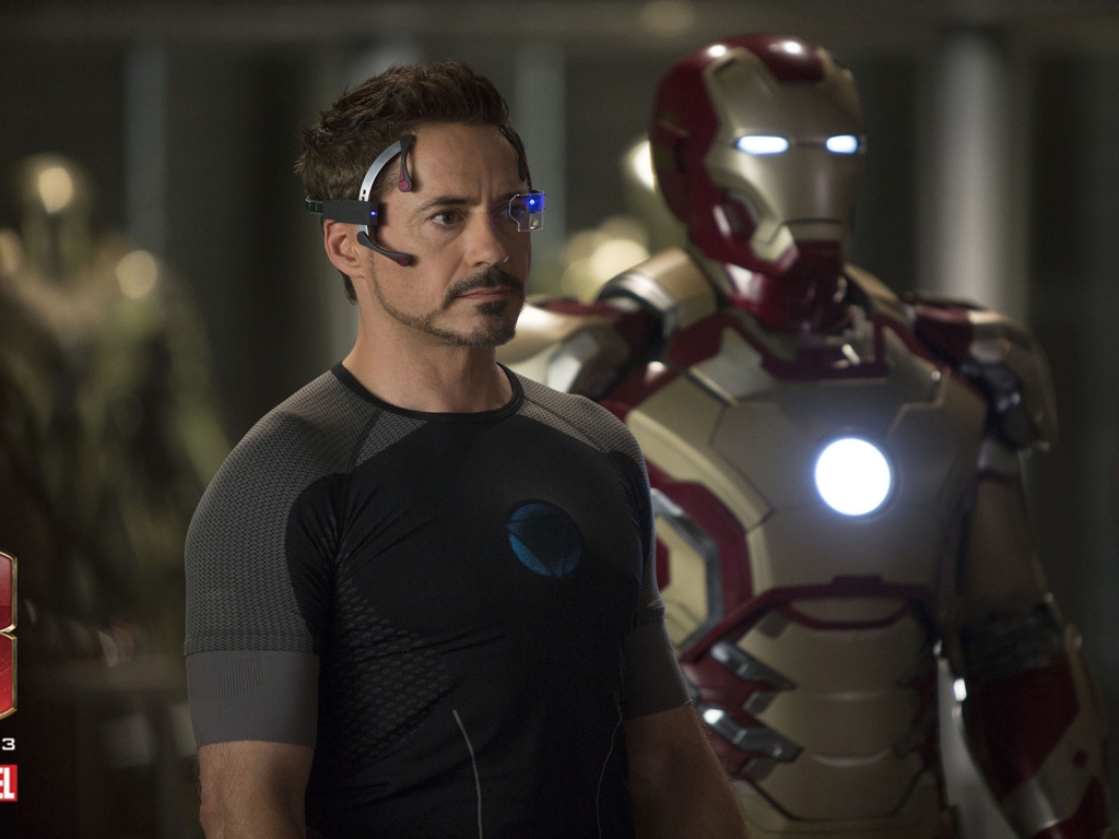 Iron Man 3 Tony Stark for 1024 x 768 resolution