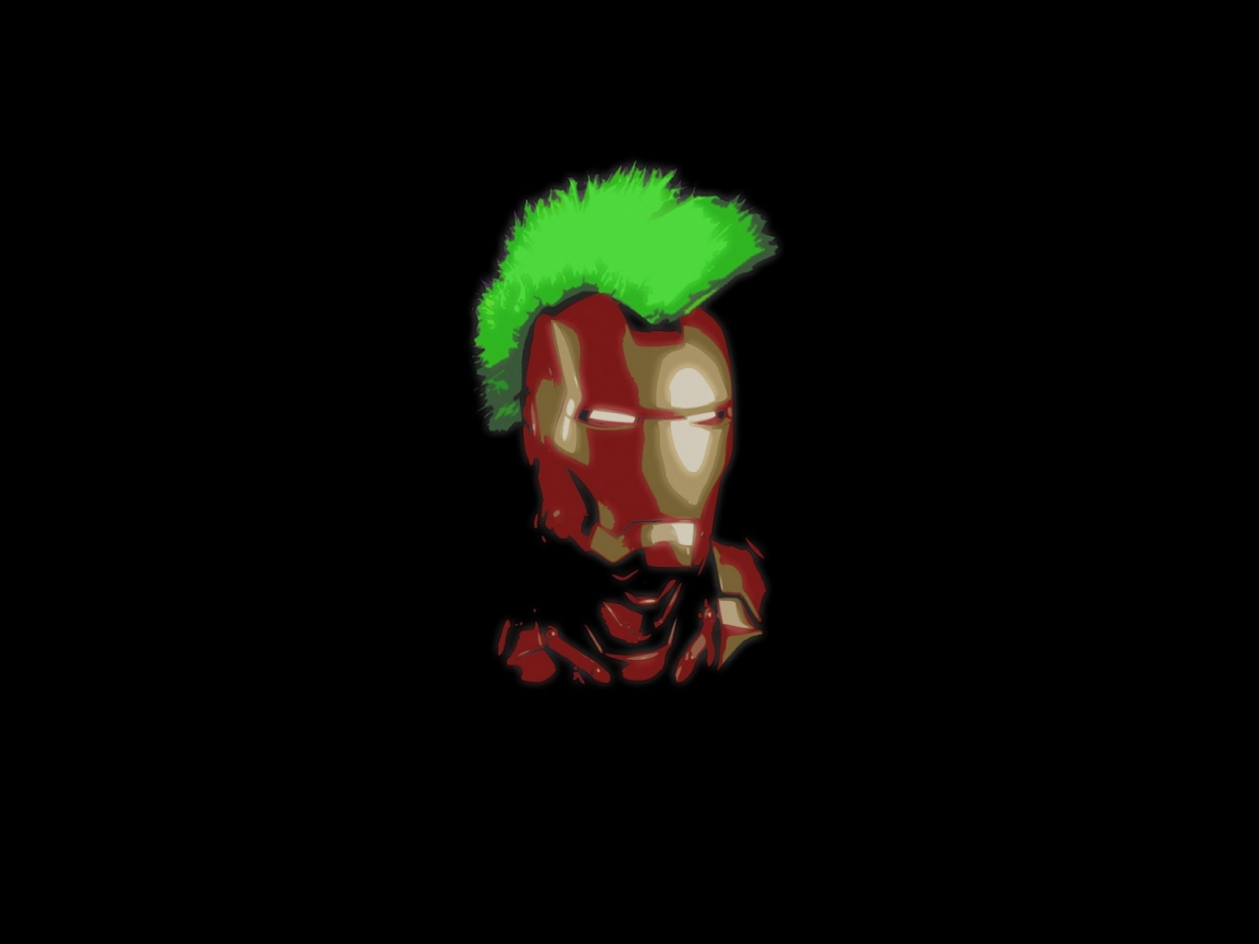 Iron Man Punker for 1152 x 864 resolution