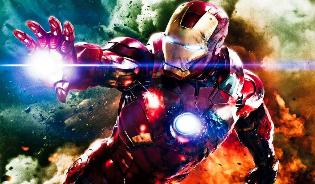 Iron Man The Avengers for 1024 x 600 widescreen resolution