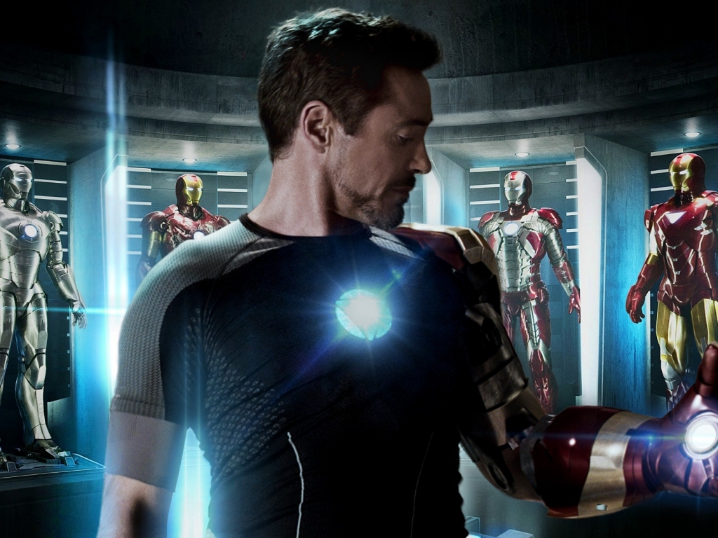 Iron Man Tony Stark for 1024 x 768 resolution