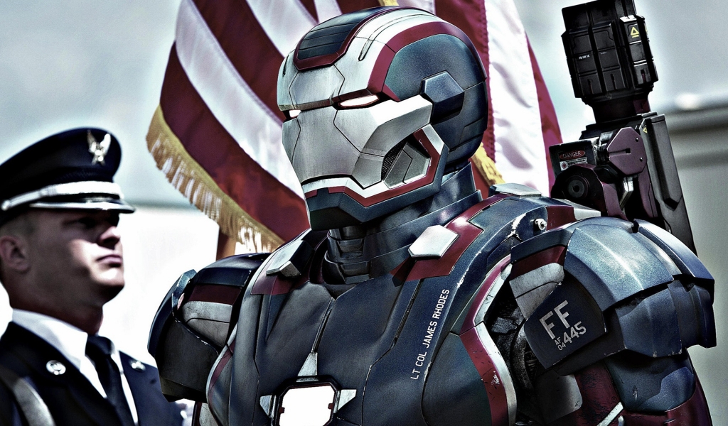 Iron Patriot Armor for 1024 x 600 widescreen resolution