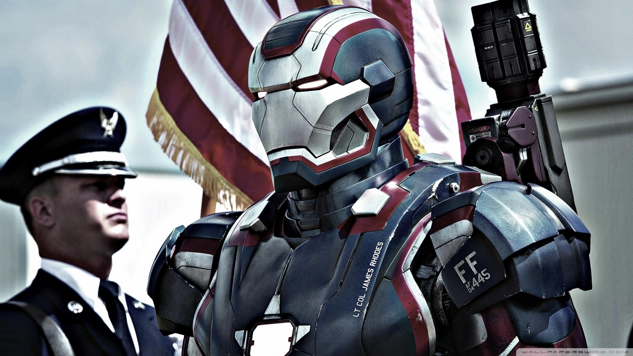 Iron Patriot Armor for 1280 x 720 HDTV 720p resolution