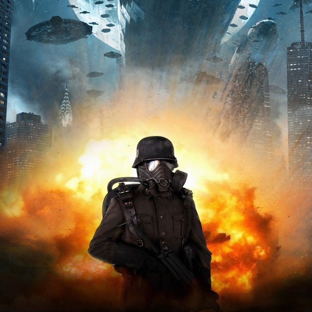 Iron Sky Soldier for 1024 x 1024 iPad resolution