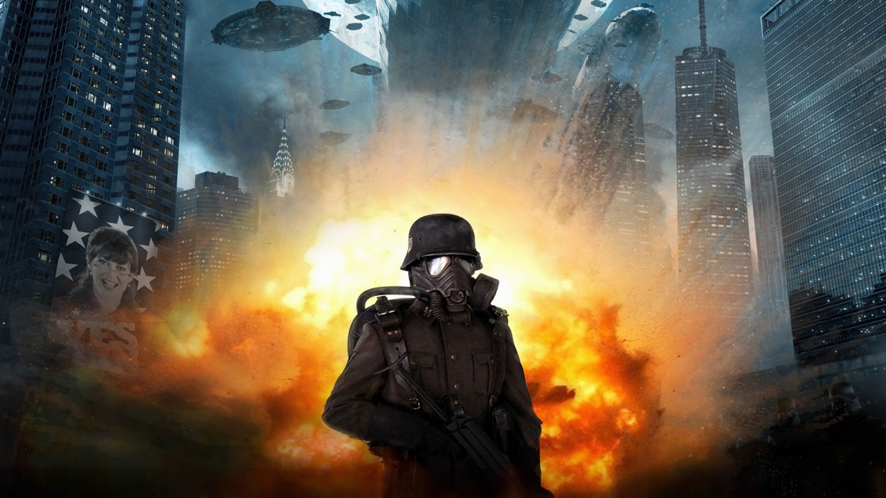 Iron Sky Soldier for 1280 x 720 HDTV 720p resolution