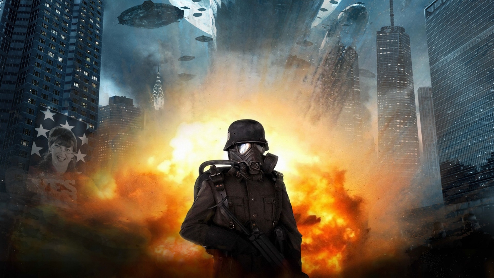 Iron Sky Soldier for 1680 x 945 HDTV resolution