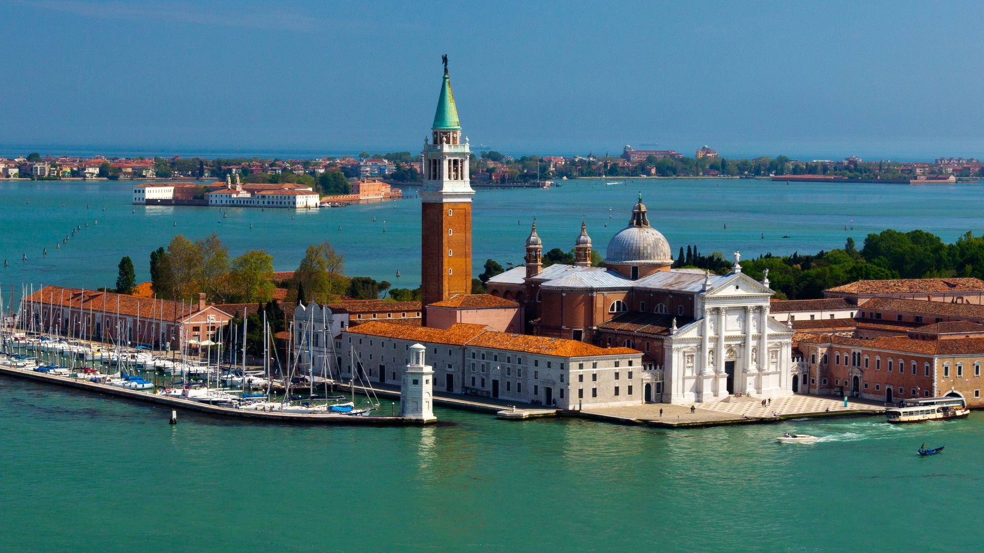 Island San Giorgio Maggiore Venice for 1920 x 1080 HDTV 1080p resolution