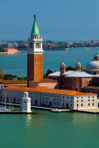 Island San Giorgio Maggiore Venice for 320 x 480 iPhone resolution