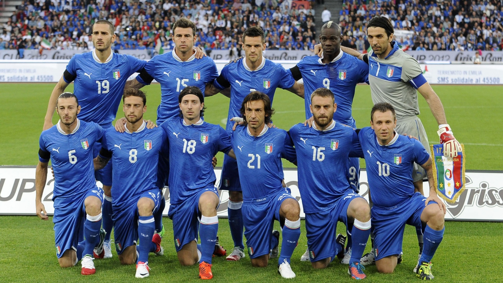 Italia National Team for 1600 x 900 HDTV resolution