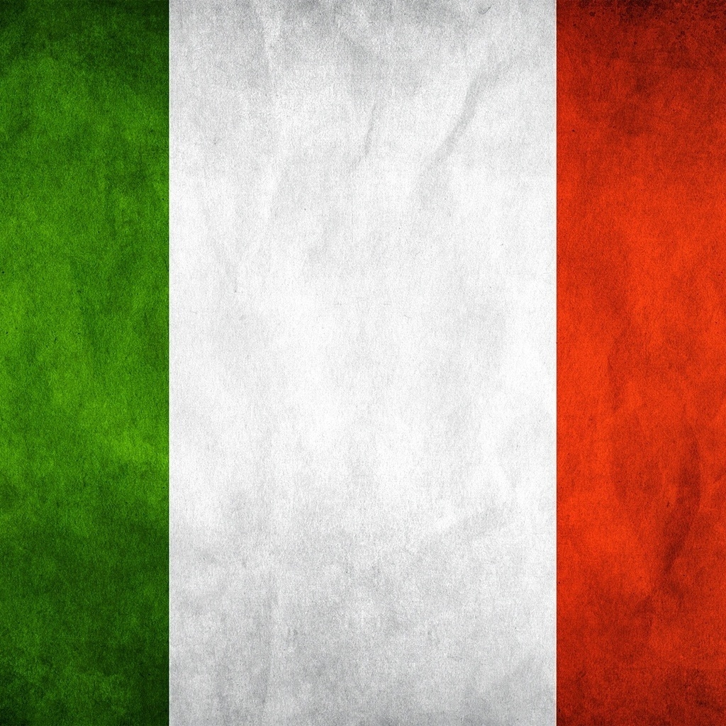 Italy Flag for 1024 x 1024 iPad resolution