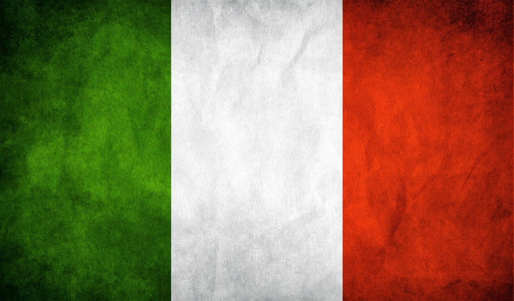 Italy Flag for 1024 x 600 widescreen resolution