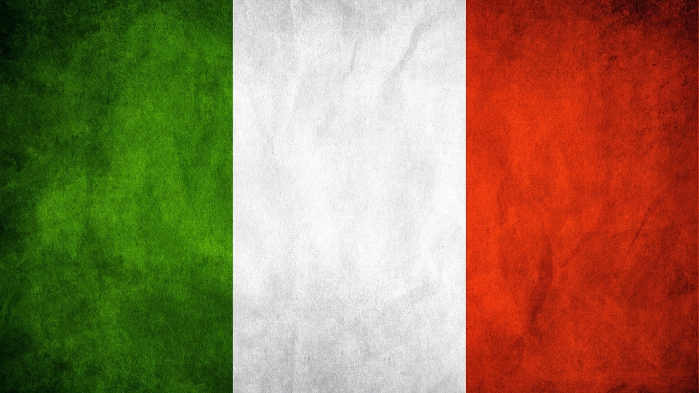 Italy Flag for 1366 x 768 HDTV resolution
