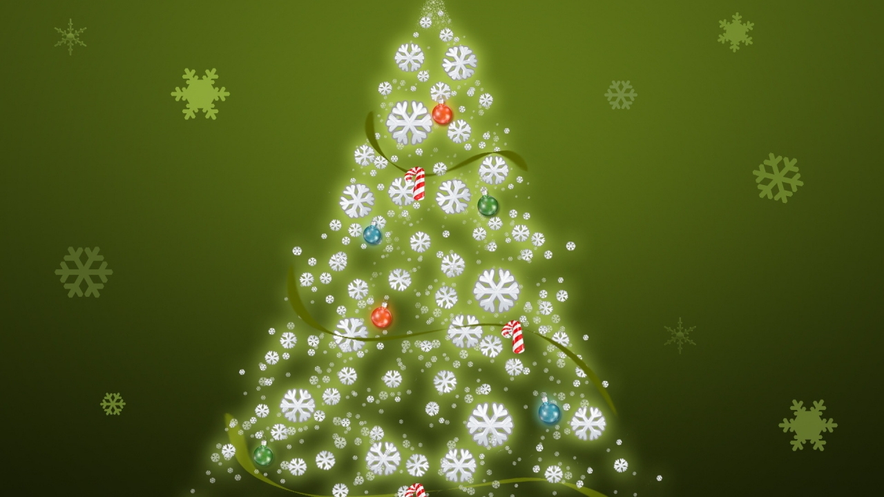 Its Just a Christmas Tree for 1280 x 720 HDTV 720p resolution
