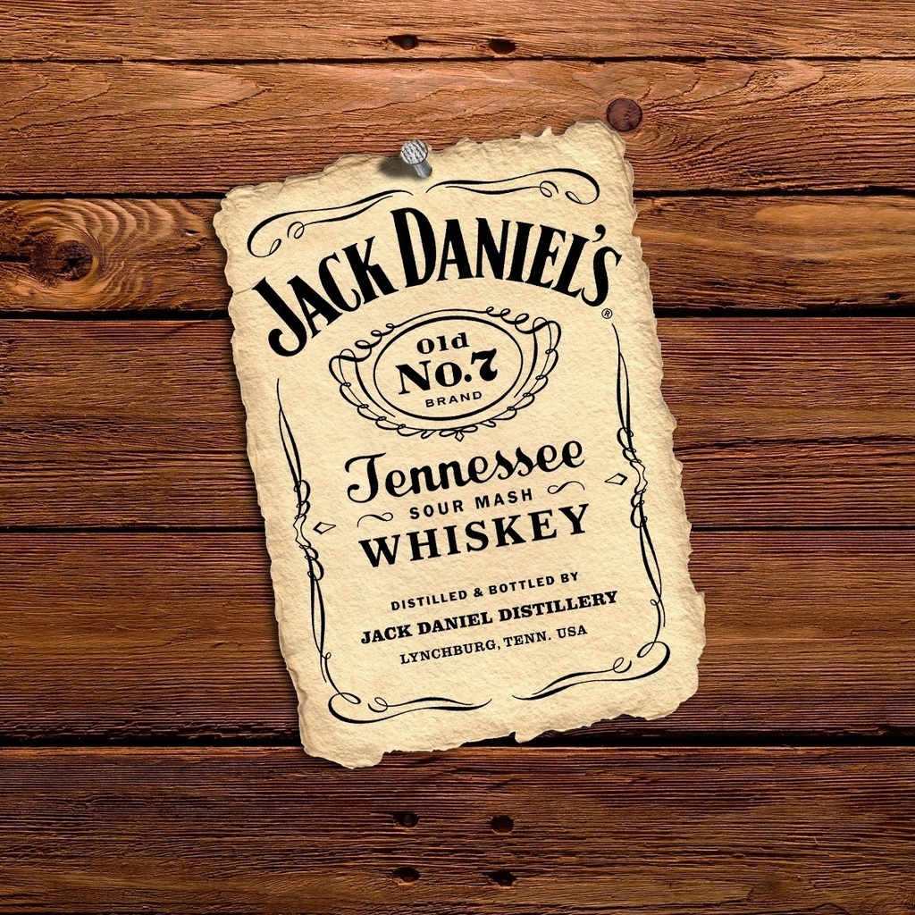 Jack Daniels Flyer for 1024 x 1024 iPad resolution