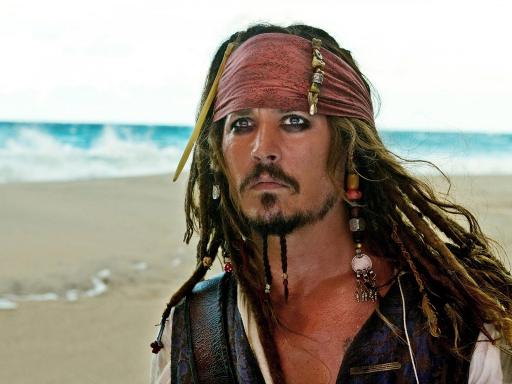 Jack Sparrow Pirates of the Caribbean for 1024 x 768 resolution