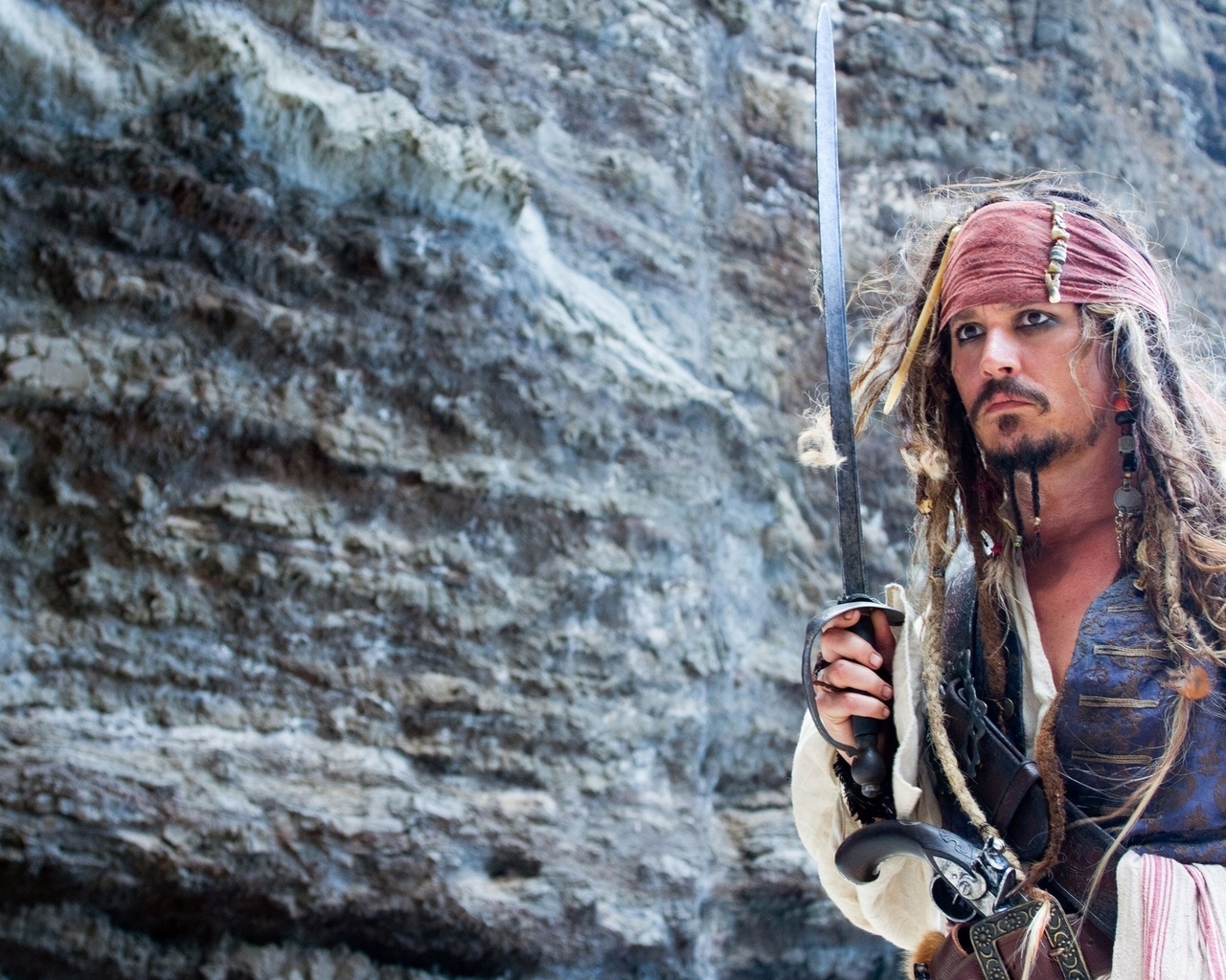 Jack Sparrow Pose for 1280 x 1024 resolution