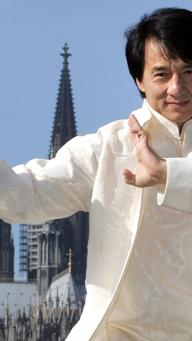 Jackie Chan Actor for 640 x 1136 iPhone 5 resolution