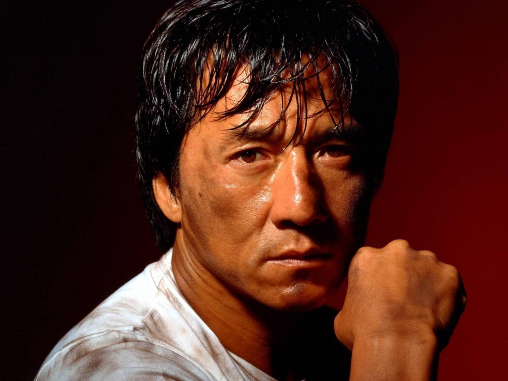 Jackie Chan Pose for 1024 x 768 resolution
