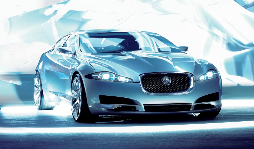 Jaguar C XF Showroom for 1024 x 600 widescreen resolution