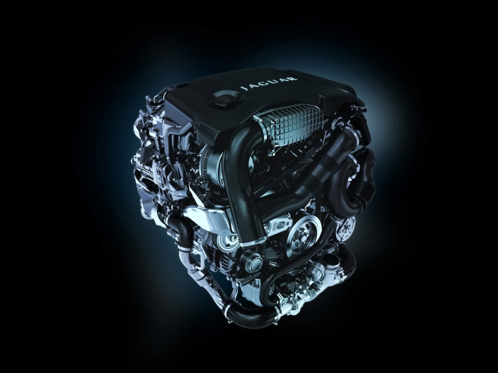 Jaguar XF Diesel S Engine for 1024 x 768 resolution