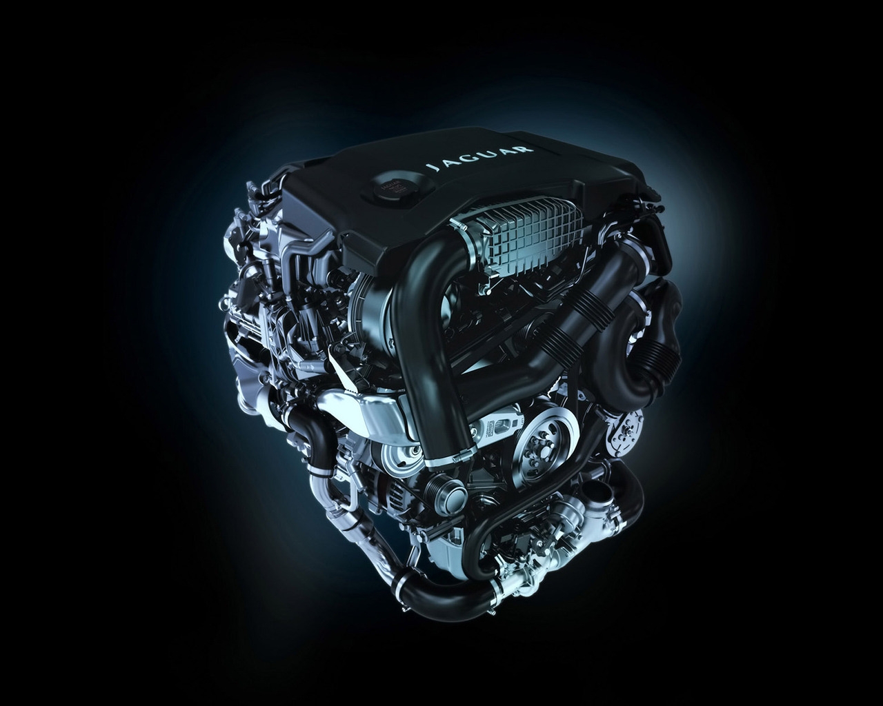 Jaguar XF Diesel S Engine for 1280 x 1024 resolution