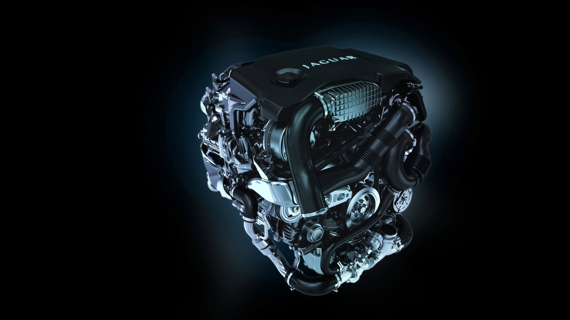 Jaguar XF Diesel S Engine for 1920 x 1080 HDTV 1080p resolution