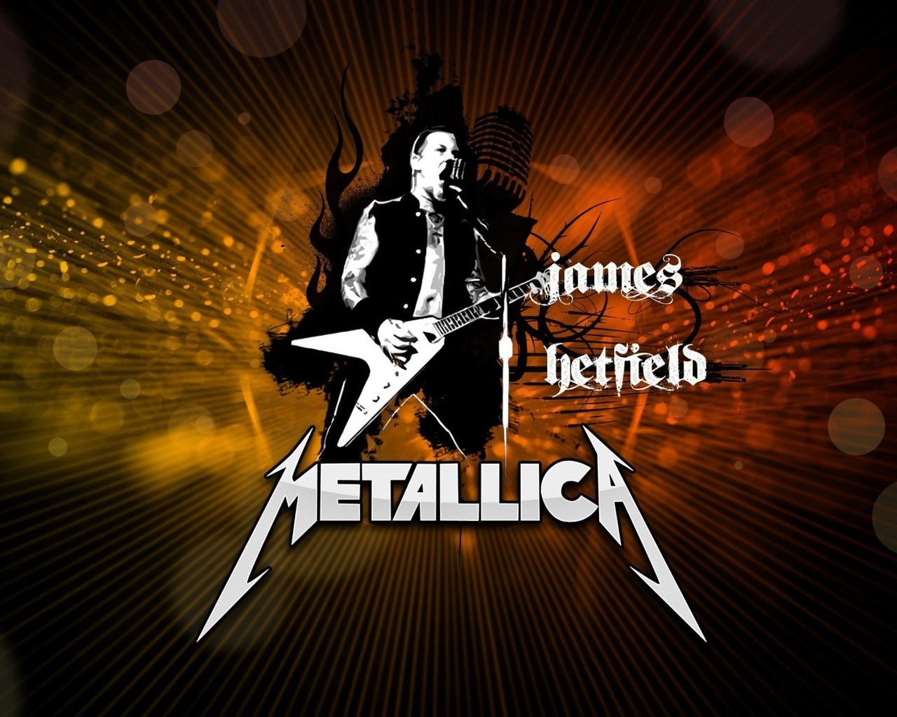 James Hetfield Metallica Poster for 1280 x 1024 resolution
