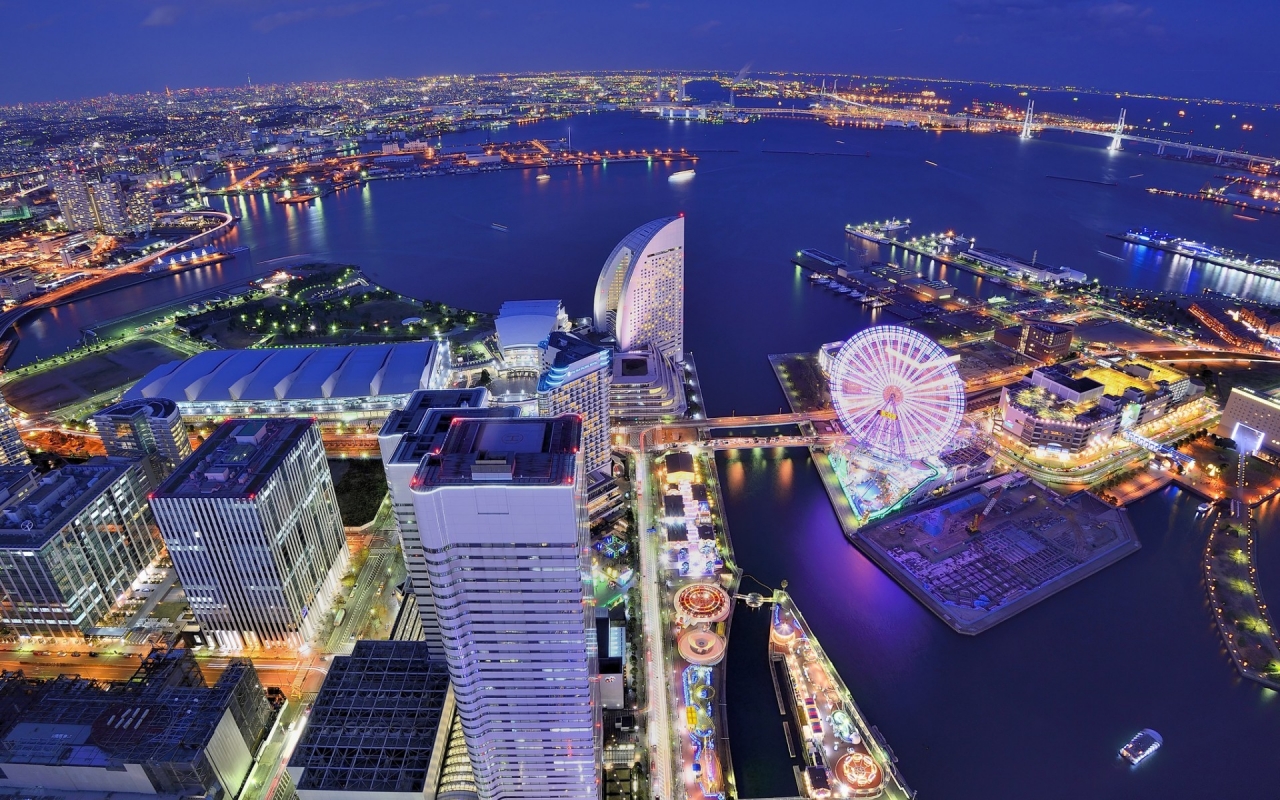 Japan Yokohama for 1280 x 800 widescreen resolution