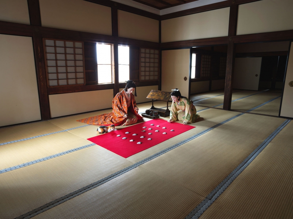 Japanese traditional women for 1152 x 864 resolution