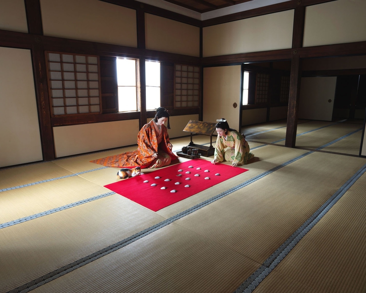 Japanese traditional women for 1280 x 1024 resolution