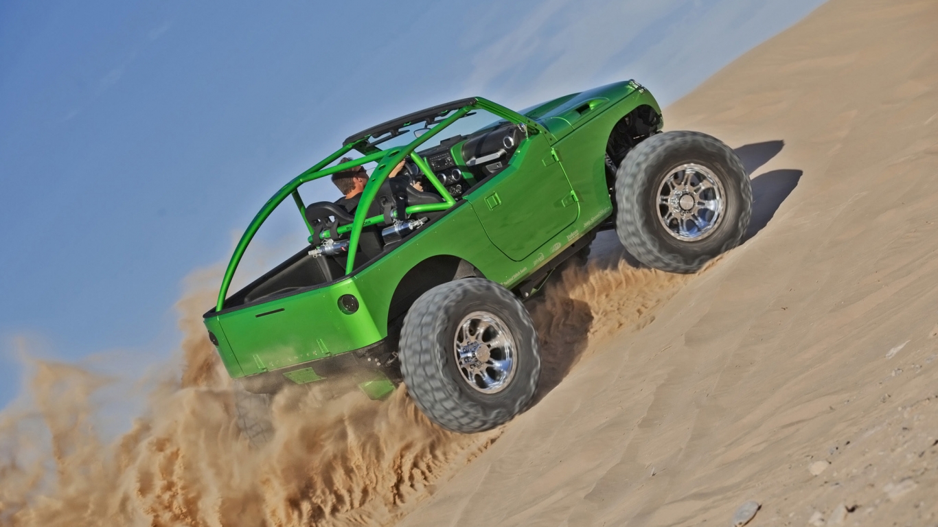 Jeep Dune Raider Hauk Designs for 1366 x 768 HDTV resolution