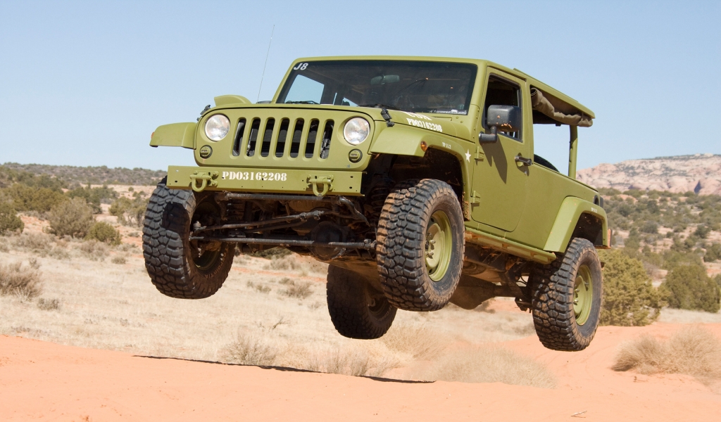 Jeep Sarge for 1024 x 600 widescreen resolution