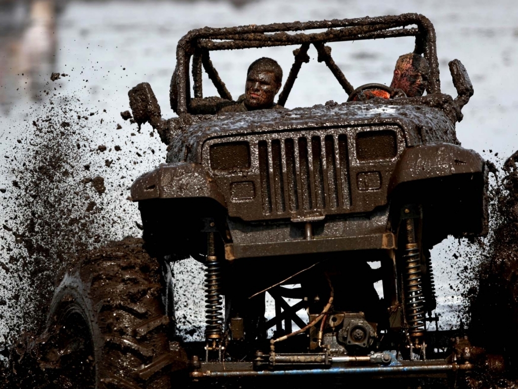 Jeep Wrangler 4x4 Off Road Competition for 1024 x 768 resolution