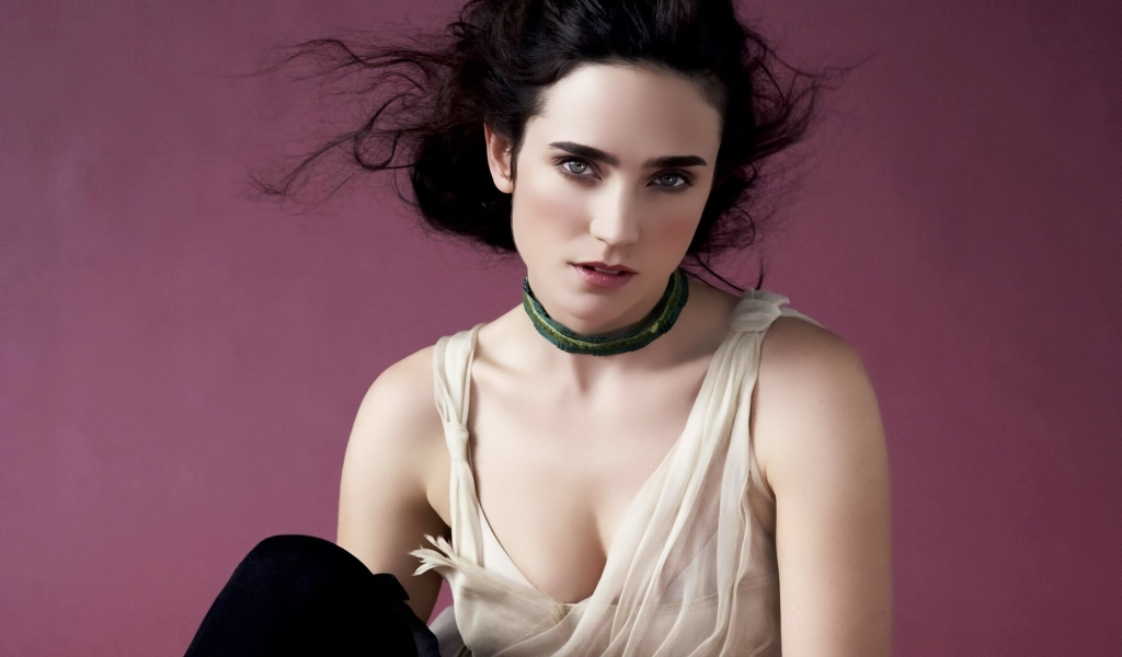 Jennifer Connelly Thinking for 1024 x 600 widescreen resolution