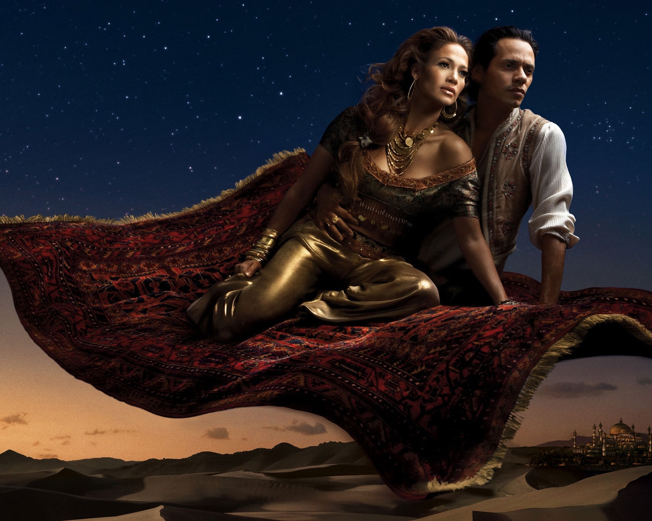 Jennifer Lopez and Marc Anthony for 1280 x 1024 resolution