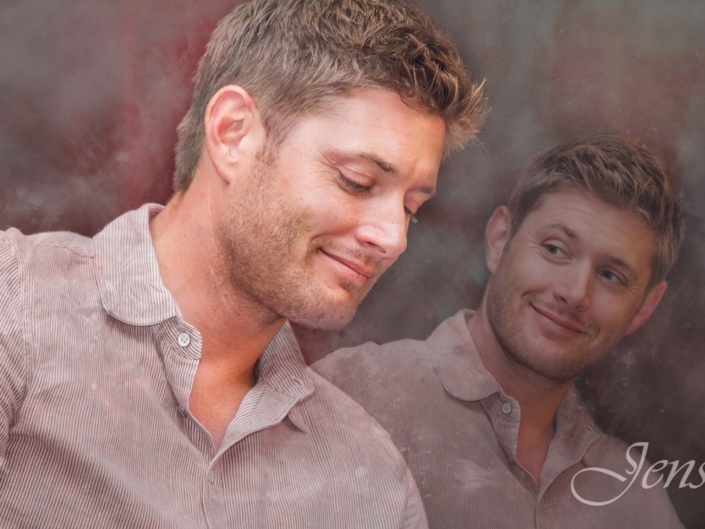 Jensen Ackles Cute Smile for 1024 x 768 resolution