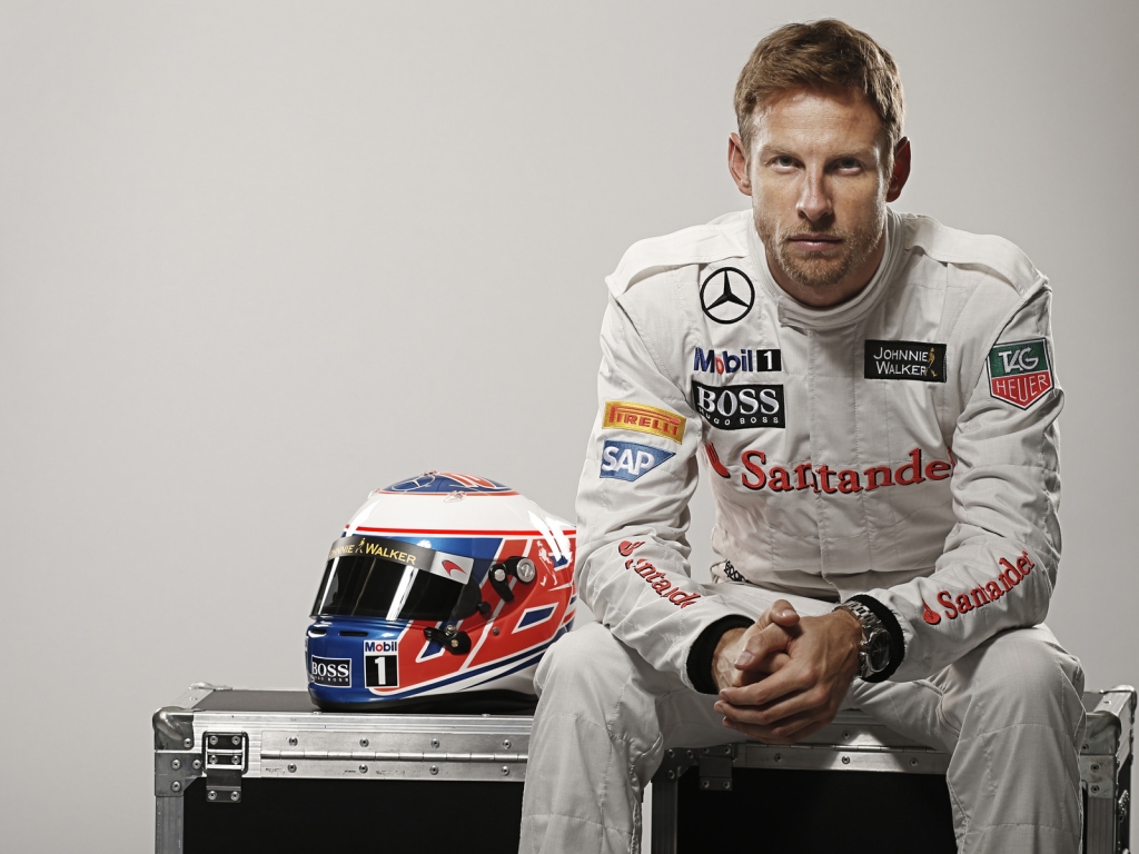 Jenson Button Formula One for 1024 x 768 resolution