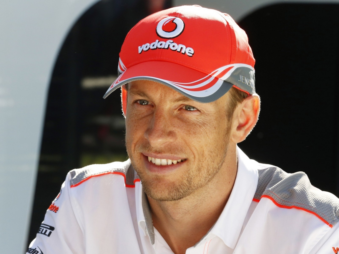 Jenson Button Vodafone for 1152 x 864 resolution