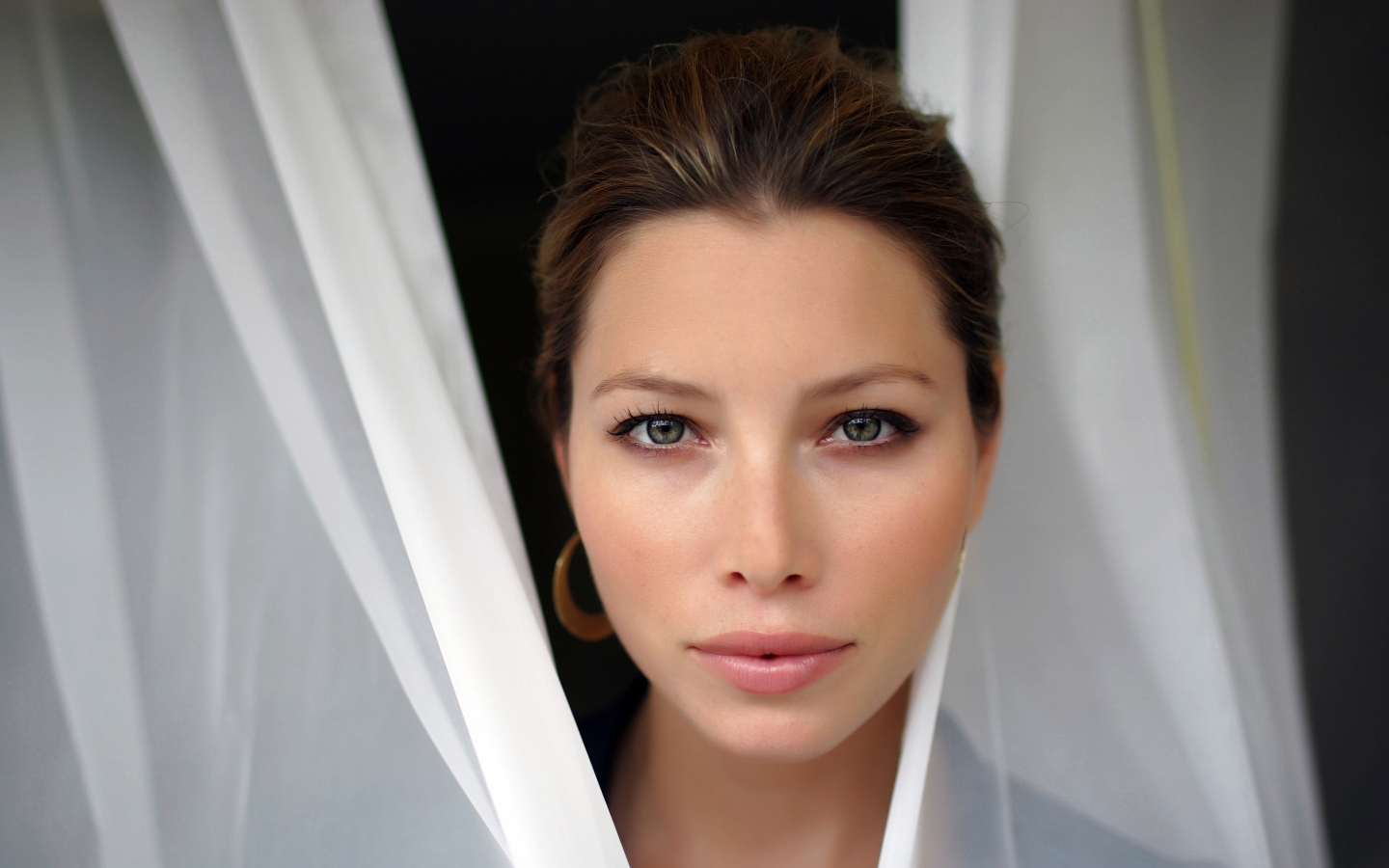 Jessica Biel Face for 1440 x 900 widescreen resolution