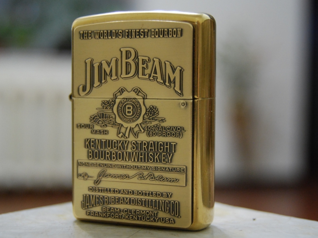 Jim Beam Zippo Lighter for 1024 x 768 resolution