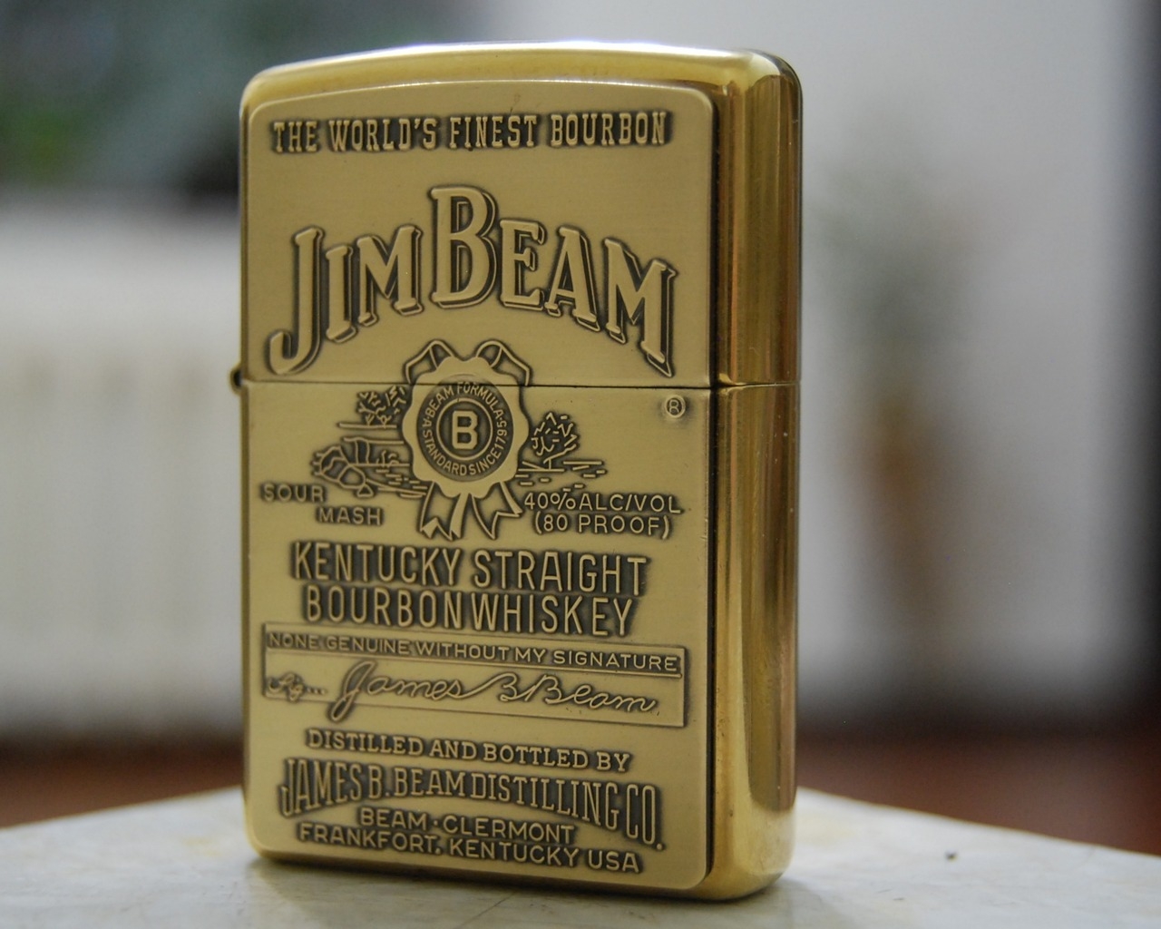 Jim Beam Zippo Lighter for 1280 x 1024 resolution