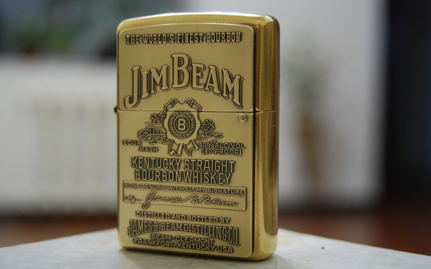 Jim Beam Zippo Lighter for 1440 x 900 widescreen resolution