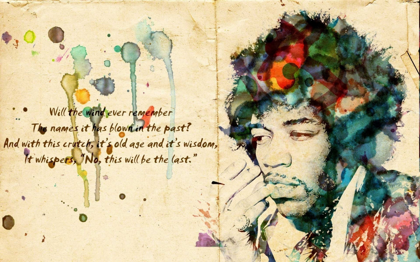 Jimi Hendrix Artwork for 1440 x 900 widescreen resolution