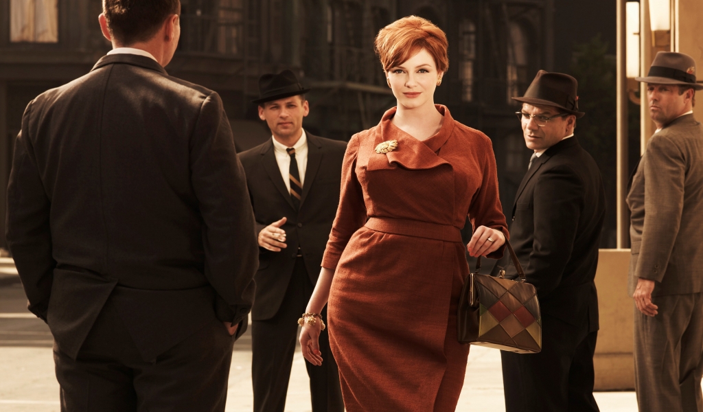 Joan - Mad Men for 1024 x 600 widescreen resolution