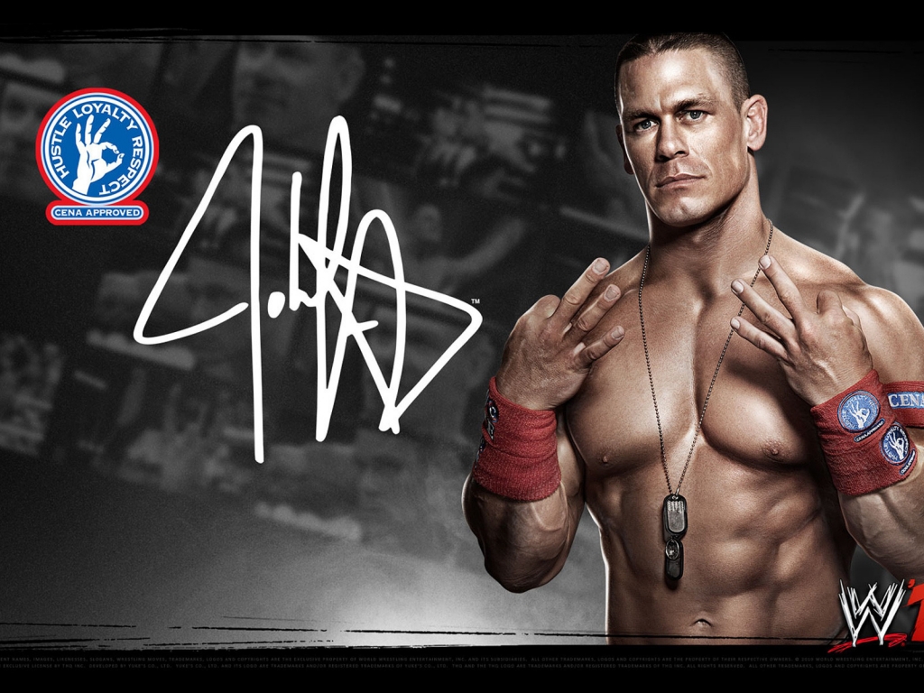 John Cena WWE for 1024 x 768 resolution