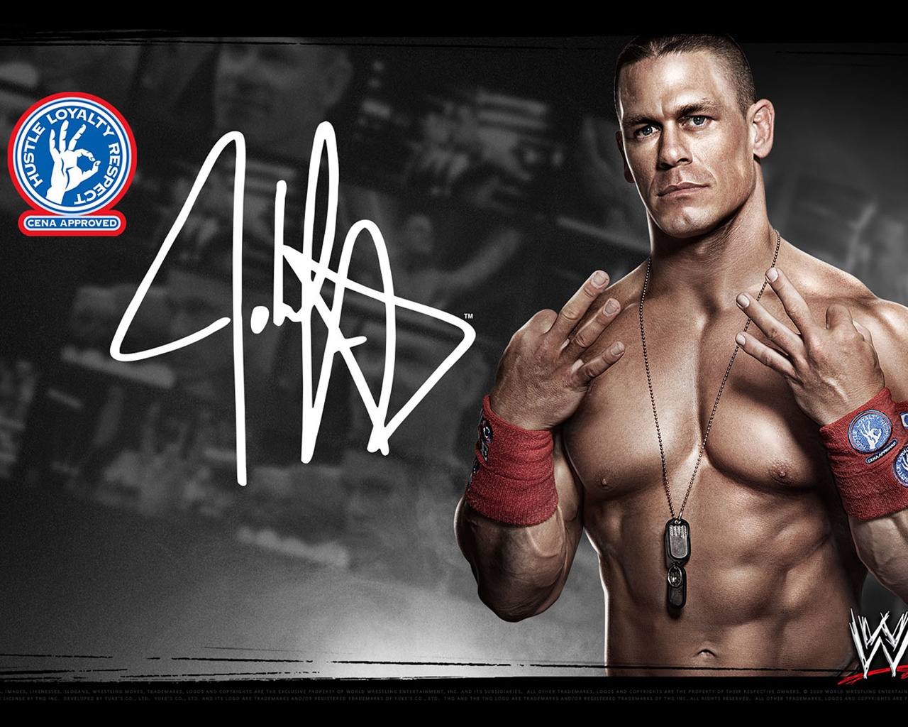 John Cena WWE for 1280 x 1024 resolution