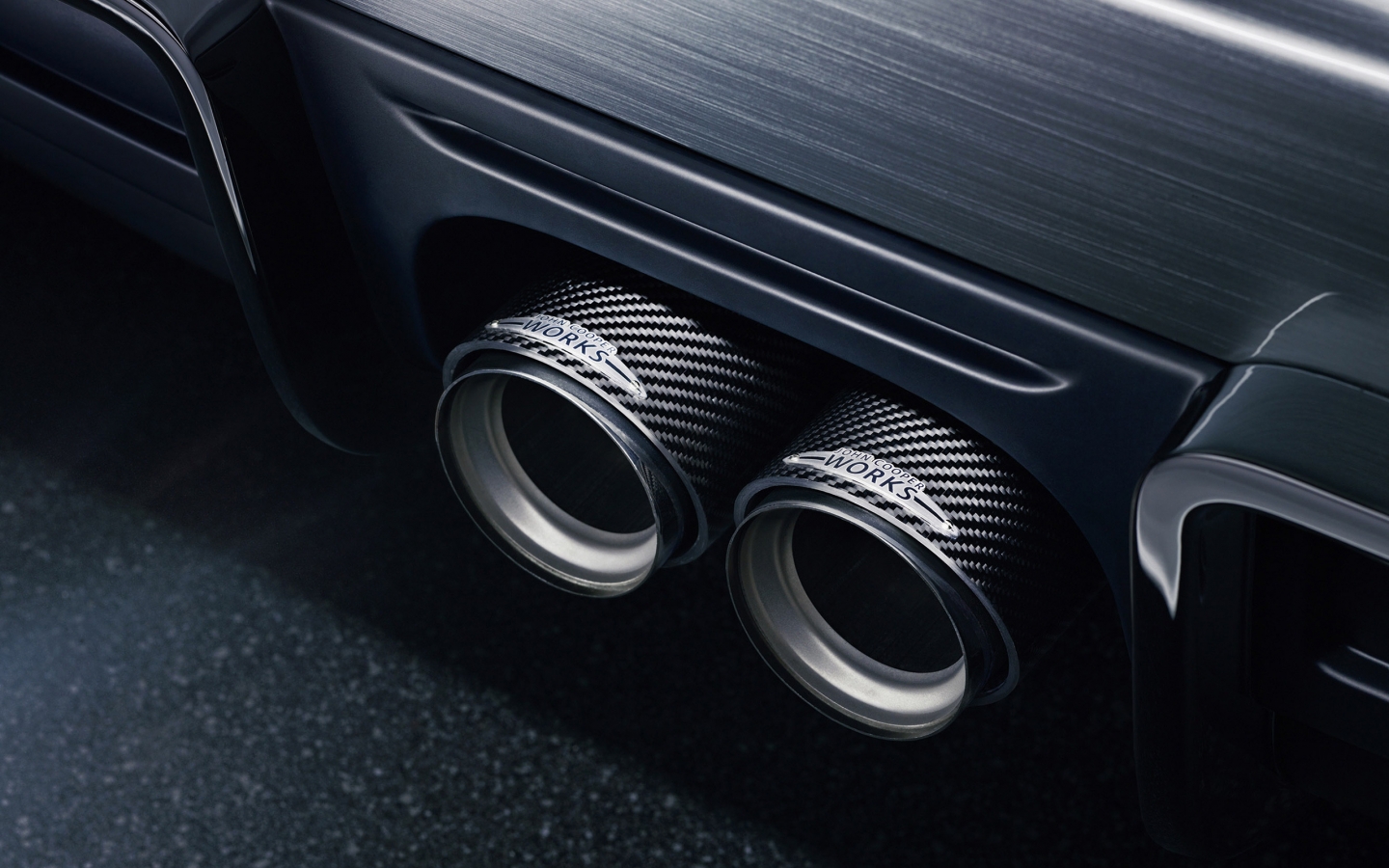 John Cooper Works Mini Exhaust for 1440 x 900 widescreen resolution