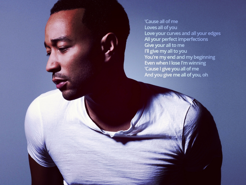 John Legend All of Me for 1024 x 768 resolution