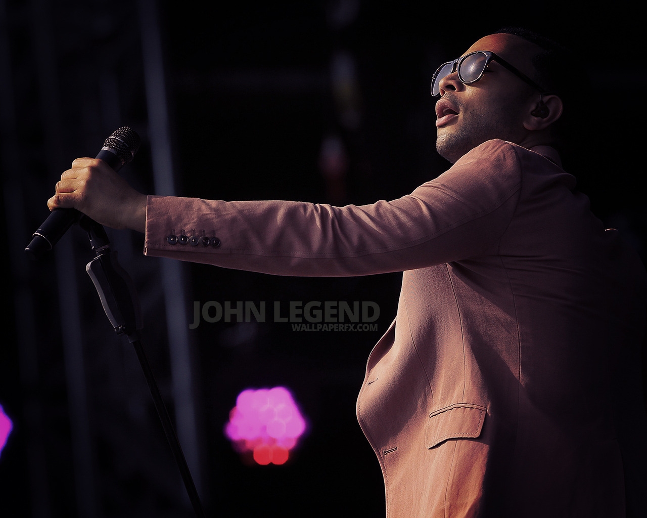 John Legend on Stage for 1280 x 1024 resolution
