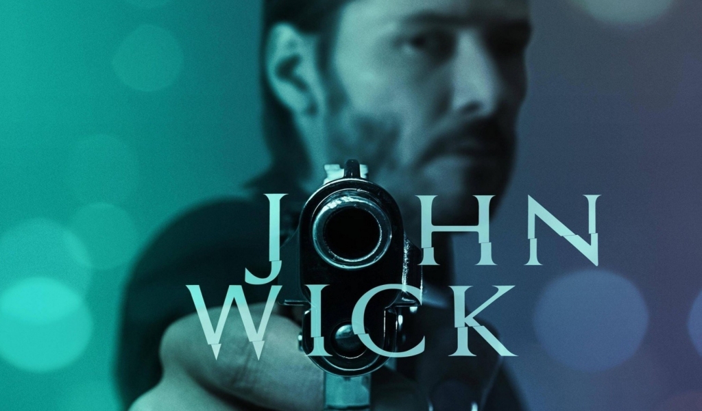 John Wick Movie Poster for 1024 x 600 widescreen resolution